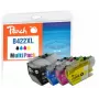 Peach PI500-383 cartucho de tinta 4 uds. compatible alto (XL) rendimiento negro, cian, magenta, amarillo