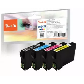 Peach PI200-988 Multipack de tinta compatible para Epson 604XL (T10H6)
