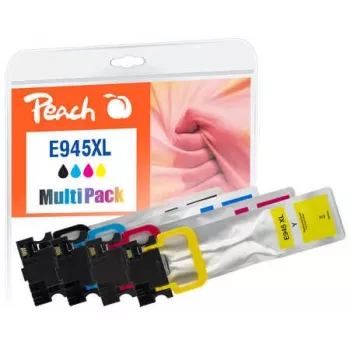 Peach PI200-796 cartuchos de tinta 4 uds. compatible alto (XL) rendimiento negro, cian, magenta, amarillo