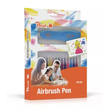 Peach PO150, aerógrafo rotulador, requiere pilas, azul Peach PO150. Tipo de producto: aerógrafo rotulador. Requiere pilas. Color del producto: azul