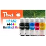 Peach 321285 cartucho de tinta 5 uds. compatible rendimiento estándar negro, cian, magenta, amarillo