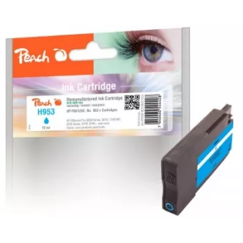 Peach PI300-922 cartucho de tinta 1 ud. compatible rendimiento estándar cian