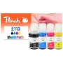 Peach 321322 cartucho de tinta 4 uds. compatible rendimiento estándar negro, cian, magenta, amarillo