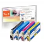 Peach PI200-908 cartucho de tinta 4 uds. compatible alto (XL) rendimiento negro, cian, magenta, amarillo
