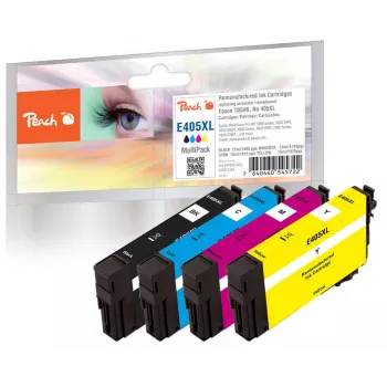 Peach 0F321358 cartucho de tinta 4 uds. compatible alto (XL) rendimiento negro, magenta, amarillo, cian