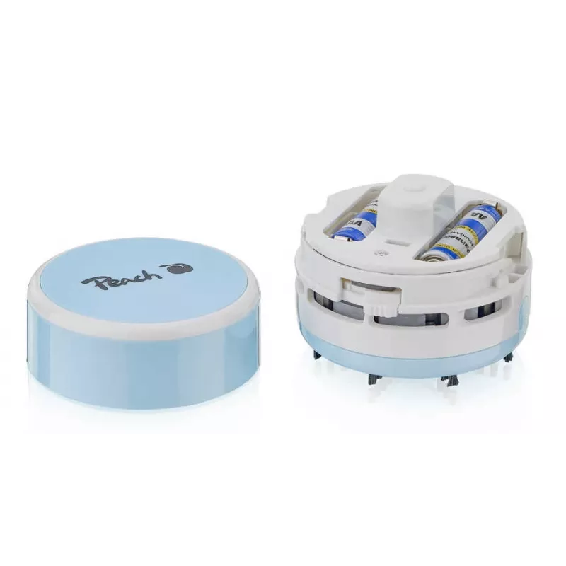 Peach PA105 Aspirador de mano azul, blanco sin bolsa