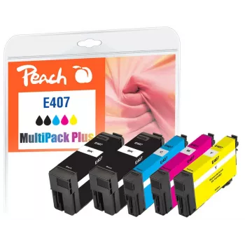 Peach PI200-938 Cartucho de tinta 5 uds. compatible negro, cian, magenta, amarillo