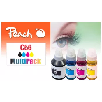 Peach 321697 Cartucho de tinta 4 uds. compatible rendimiento estándar negro, cian, magenta, amarillo