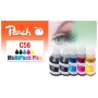 Peach 321698 Cartucho de tinta 5 uds. compatible rendimiento estándar negro, cian, magenta, amarillo