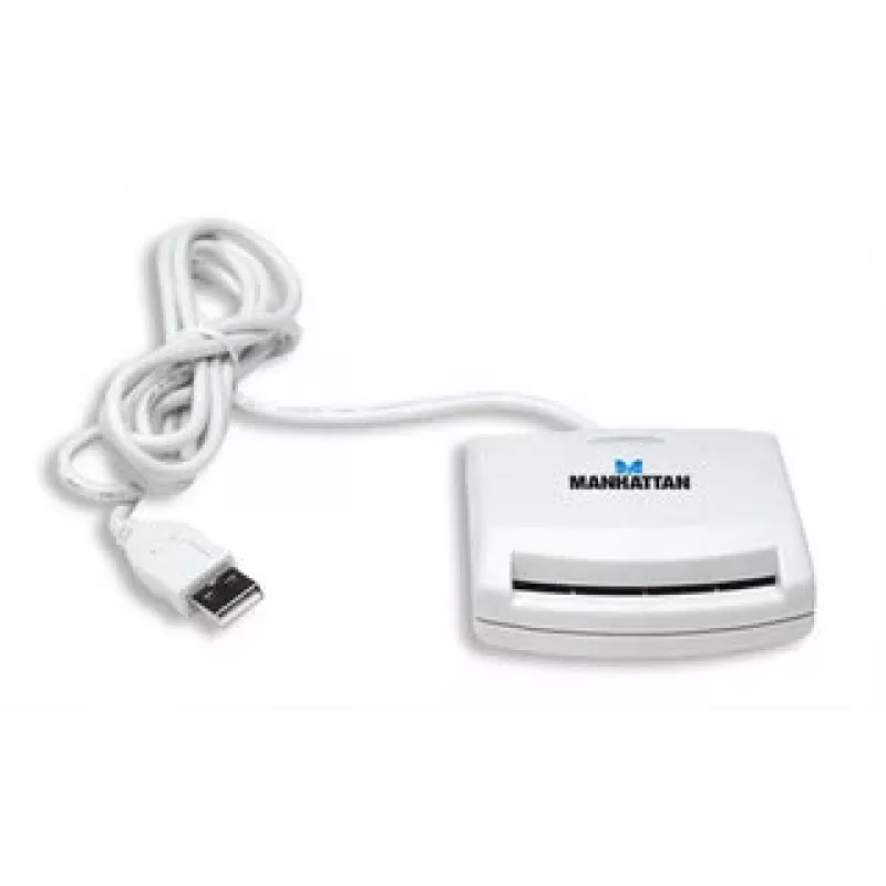 Manhattan 172844 Lector de tarjetas inteligentes USB 1.1 blanco