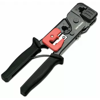 Intellinet 210836 Herramienta de crimpado de cables crimpadora negro, rojo