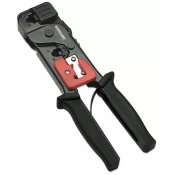 Intellinet 210836 Herramienta de crimpado de cables crimpadora negro, rojo