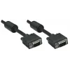 Manhattan Cable de monitor VGA (con núcleos de ferrita), 10 m, negro, conector macho a conector macho, HD15, cable con especificación SVGA superior (totalmente compatible), el apantallamiento con núcleos de ferrita ayuda a minimizar las interferencias electromagnéticas y mejorar la transmisión de vídeo, garantía de por vida