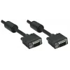 Manhattan Cable de monitor VGA (con núcleos de ferrita), 1,8 m, negro, conector macho a conector macho, HD15