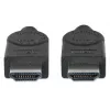 Manhattan Cable HDMI 4K@30Hz con Ethernet, 1 m, apto para TODAS las aplicaciones 1080p/HD y la mayoría de 4K (comprueba la especificación 4K de tu sistema para asegurarte), conector macho a conector macho, negro, Ultra HD 4K x 2K, garantía de por vida, alta velocidad, equivalente a HDMM1MHS