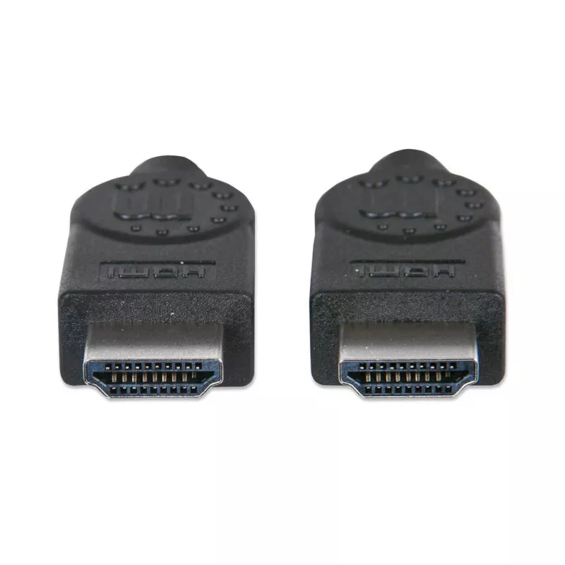 Manhattan Cable HDMI con Ethernet, 1080p@60Hz (alta velocidad), 7,5 m, conector macho a conector macho, negro, totalmente apantallado, contactos con baño de oro, garantía de por vida