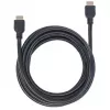 Manhattan Cable HDMI 4K@60Hz con Ethernet - certificado CL3, 5 m, apto para instalación en pared, para todas las aplicaciones 4K y 1080p/HD – actualiza ahora o prepárate para futuras necesidades, conector macho a conector macho, negro, Ultra HD 4K x 2K, garantía de por vida, Premium High Speed