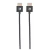 Manhattan Cable HDMI con Ethernet (ultrafino), 4K@60Hz (Premium High Speed), 1 m, conector macho a conector macho, negro, Ultra HD 4K x 2K, totalmente apantallado, contactos con baño de oro, garantía de por vida