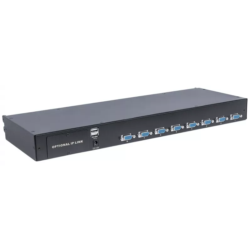 Intellinet Switch KVM VGA modular de 8 puertos, para usar con los números de producto 507622, 507738, 507981, 507998, 508025, 508032, 508049 y 508056