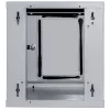 Armario de red Intellinet 10 pulgadas - montaje en pared (estándar), 6HE, 300 mm de profundidad, gris, montado, máx. 60 kg, también apto para uso sobre escritorio o suelo, profundidad útil 265 mm, puerta de metal y cristal, panel trasero, paredes laterales desmontables, piezas para el montaje en pared (p. ej. tornillos/tacos) no incluidas