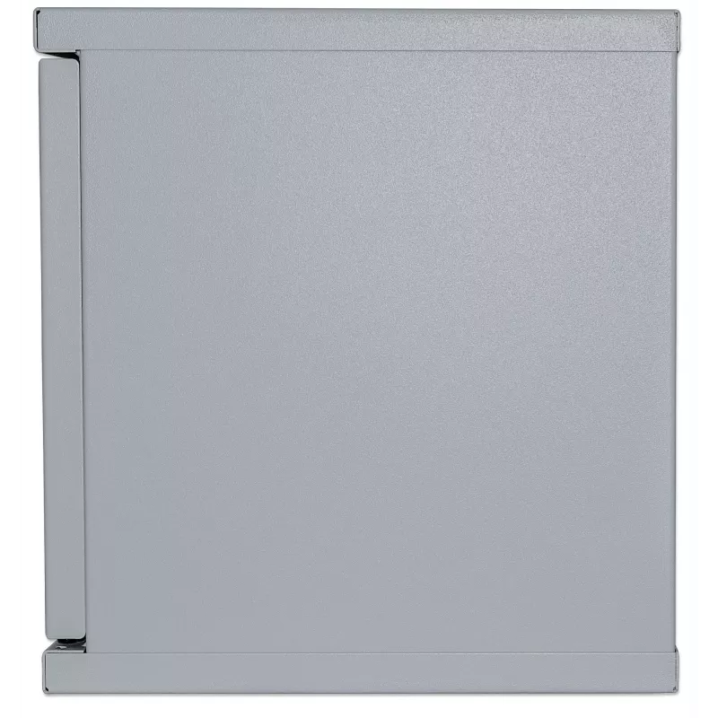 Armario de red Intellinet 10 pulgadas - montaje en pared (estándar), 6HE, 300 mm de profundidad, gris, montado, máx. 60 kg, también apto para uso sobre escritorio o suelo, profundidad útil 265 mm, puerta de metal y cristal, panel trasero, paredes laterales desmontables, piezas para el montaje en pared (p. ej. tornillos/tacos) no incluidas