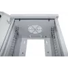 Armario de red Intellinet 10 pulgadas - montaje en pared (estándar), 6HE, 300 mm de profundidad, gris, montado, máx. 60 kg, también apto para uso sobre escritorio o suelo, profundidad útil 265 mm, puerta de metal y cristal, panel trasero, paredes laterales desmontables, piezas para el montaje en pared (p. ej. tornillos/tacos) no incluidas