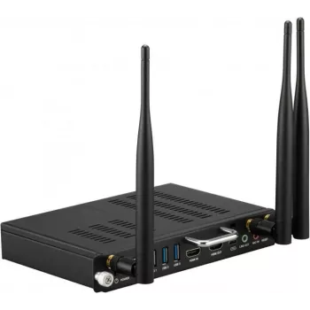 Viewsonic VPC-A31-O1 PC/estación de trabajo 8 GB DDR4-SDRAM 128 GB SSD PC de inserción Mini-PC Negro