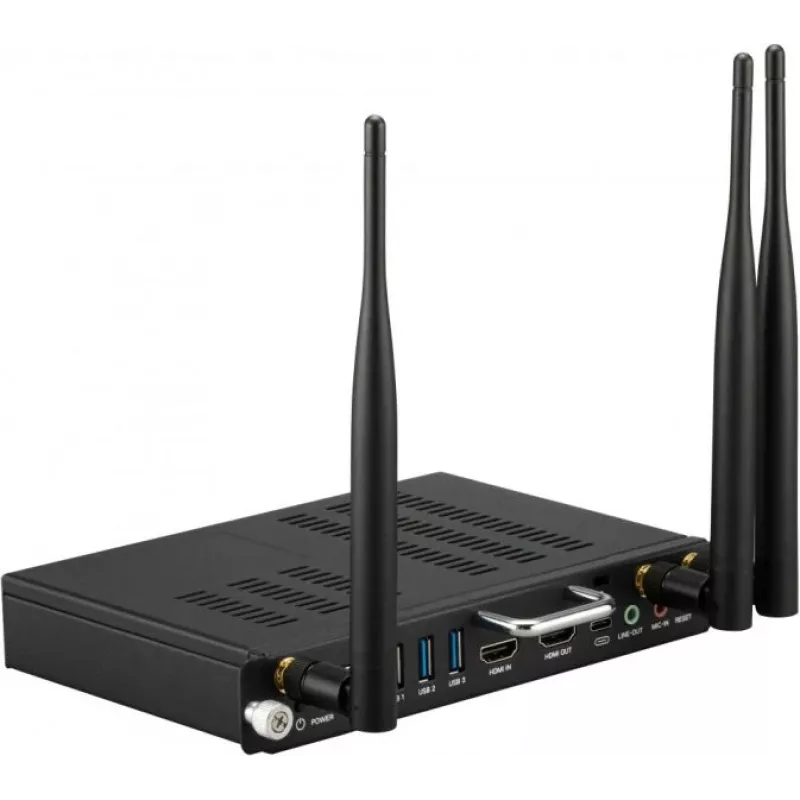 Viewsonic VPC-A31-O1 PC/estación de trabajo 8 GB DDR4-SDRAM 128 GB SSD PC de inserción Mini-PC Negro