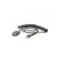 Zebra CBA-RF3-C09ZAR Cable serie Negro 2,8 m RS232 DB9