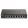 D-Link Switch gestionado Smart de 8 puertos PoE Gigabit, Gestionado, L2/L3, Gigabit Ethernet (10/100/1000), Dúplex completo, Power over Ethernet (PoE)