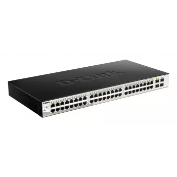 D-Link DGS-1210-52/ME Gestionado L2 Gigabit Ethernet (10/100/1000) 1U Negro