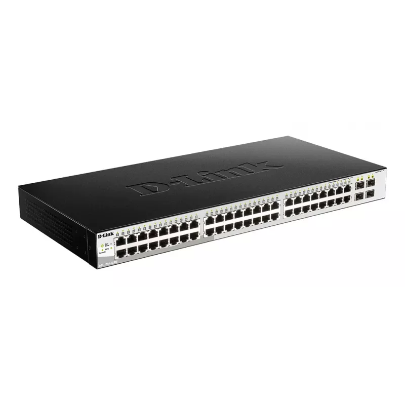 D-Link DGS-1210-52/ME Gestionado L2 Gigabit Ethernet (10/100/1000) 1U Negro
