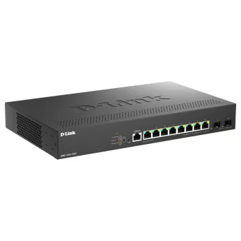 D-Link DMS-1250-10SP/E Switch de red Gestionado 2.5G Ethernet (100/1000/2500) Power over Ethernet (PoE) Negro
