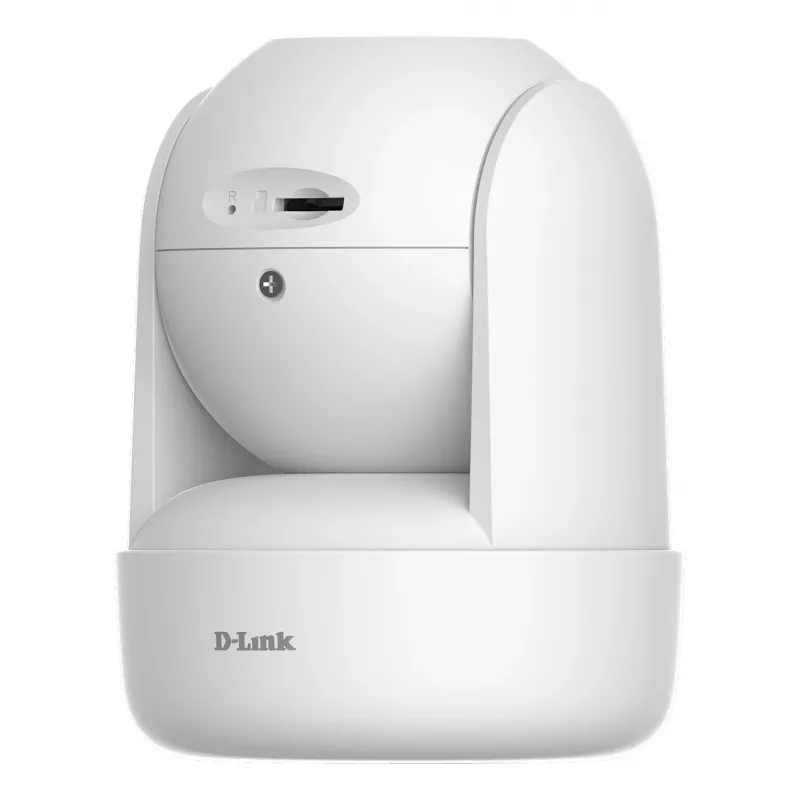 D-Link Cámara Wi-Fi 2K con giro e inclinación, Cámara de vigilancia IP, Interior, Inalámbrica, Escritorio, Blanca, Turret