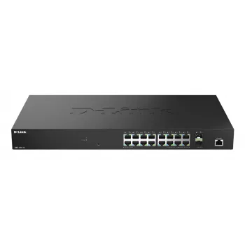 D-Link Switch gestionado Smart de 18 puertos 2.5G Multi-Gigabit con 2 puertos 10G SFP+
