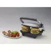 Ariete 1911 Toast & Grill fino - Placa eléctrica antiadherente para tostadas y sándwiches - placa acanalada - 1000 vatios - Plata
