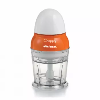 Ariete Choppy, 0,25 L, 4,22 kg, Naranja, Blanco, Acero inoxidable, 100 mm, 100 mm