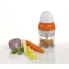 Ariete Choppy, 0,25 L, 4,22 kg, Naranja, Blanco, Acero inoxidable, 100 mm, 100 mm