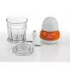 Ariete Choppy, 0,25 L, 4,22 kg, Naranja, Blanco, Acero inoxidable, 100 mm, 100 mm