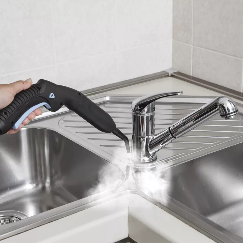 Ariete 4146/02 Limpiador a vapor de cilindro 1,6 L 1500 W blanco, azul claro