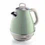 Ariete 2869 Hervidor de agua Vintage, acero inoxidable, 1,7 l, apagado automático, 2000 W, para agua, té e infusiones de hierbas, verde pastel