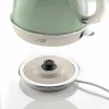 Ariete 2869 Hervidor de agua Vintage, acero inoxidable, 1,7 l, apagado automático, 2000 W, para agua, té e infusiones de hierbas, verde pastel