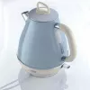 Ariete 2869 Hervidor de agua Vintage, acero inoxidable, 1,7 L, apagado automático, 2000 W, para agua, té e infusiones de hierbas, azul pastel