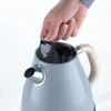 Ariete 2869 Hervidor de agua Vintage, acero inoxidable, 1,7 L, apagado automático, 2000 W, para agua, té e infusiones de hierbas, azul pastel