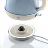 Ariete 2869 Hervidor de agua Vintage, acero inoxidable, 1,7 L, apagado automático, 2000 W, para agua, té e infusiones de hierbas, azul pastel