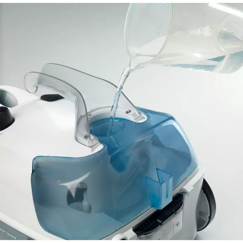 Ariete 4147 XSteam no stop - Limpiador a vapor multiusos con función de arrastre - listo para vapor en 4 minutos - elimina el 99,9 % de gérmenes y bacterias - set de accesorios incluido