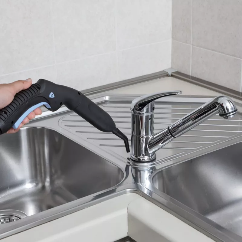 Ariete 4147 XSteam no stop - Limpiador a vapor multiusos con función de arrastre - listo para vapor en 4 minutos - elimina el 99,9 % de gérmenes y bacterias - set de accesorios incluido