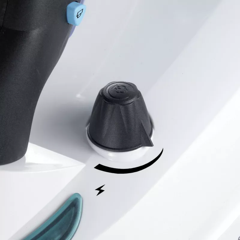 Ariete 4147 XSteam no stop - Limpiador a vapor multiusos con función de arrastre - listo para vapor en 4 minutos - elimina el 99,9 % de gérmenes y bacterias - set de accesorios incluido