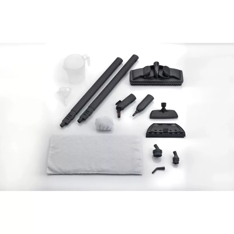 Ariete 4147 XSteam no stop - Limpiador a vapor multiusos con función de arrastre - listo para vapor en 4 minutos - elimina el 99,9 % de gérmenes y bacterias - set de accesorios incluido