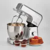 Ariete 1598 Gourmet Professional 7L Metal - Batidora planetaria con mezclador - bol de acero inoxidable - 7 L - jarra de vidrio - 1200 vatios - 6 velocidades